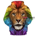 Lion Animal Hoodie - U