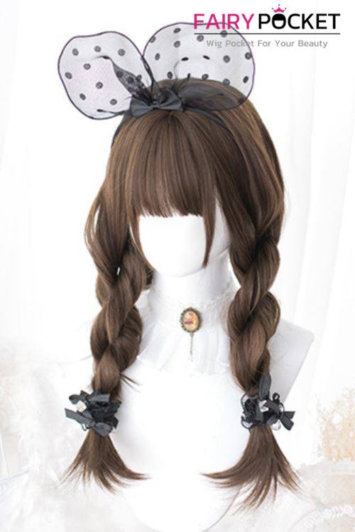 Lolita Long Straight Black Plum Basic Cap Wig
