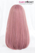 Lolita Long Straight Pink Basic Cap Wig