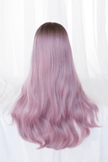 Lolita Long Wavy Light Cinnamon to Petal Pink Basic Cap Wig