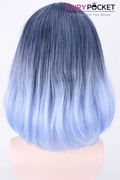Lolita Blue Short Wavy Basic Cap Wig