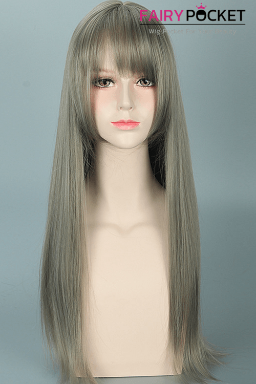 Lolita Celery Green Long Straight Basic Cap Wig
