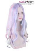 Lolita Long Wavy Rainbow Basic Cap Wig