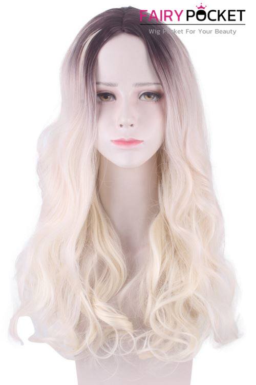 Lolita Long Wavy Russet to Sand Ombre Basic Cap Wig