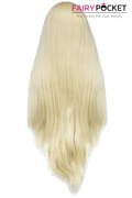 Long Straight Blonde Lace Front Wig