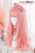 Long Straight Pink Lolita Wig