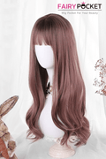 Long Wavy Black to Burnt Sienna Ombre Lolita Wig