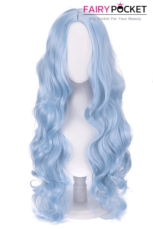 Long Wavy Blue Lolita Wig