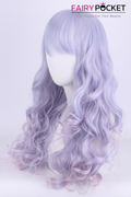 Long Wavy Blue and Pink Lolita Wig