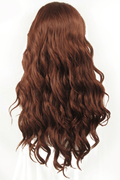 Long Wavy Brown Lace Front Wig