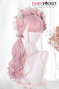 Long Wavy Electric Pink Lolita Wig