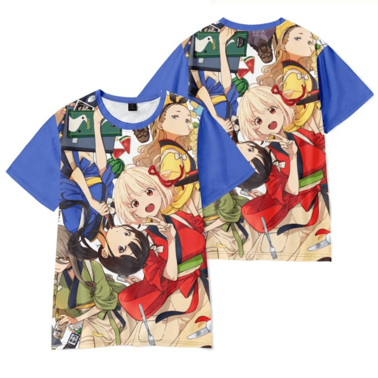 Lycoris Recoil Anime T-Shirt - V