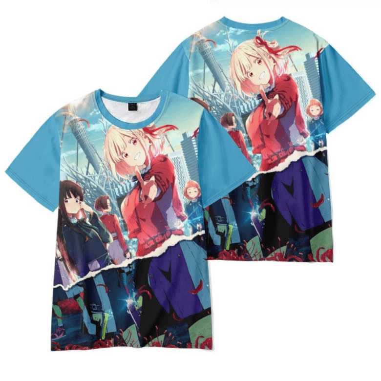 Lycoris Recoil Anime T-Shirt - W