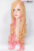 Macross F Sheryl Nome Anime Cosplay Wig - Blonde and Pink
