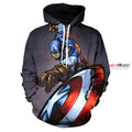 Marvel Hero Captain America Steve Rogers Hoodie