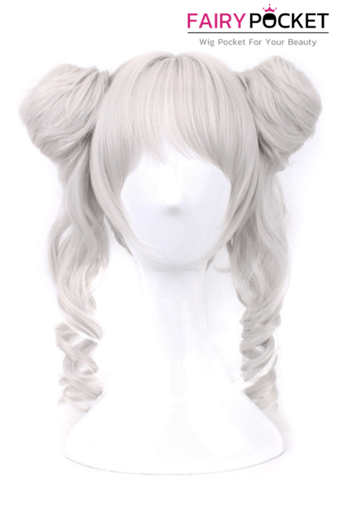 Medium Wavy Grey Lolita Wig