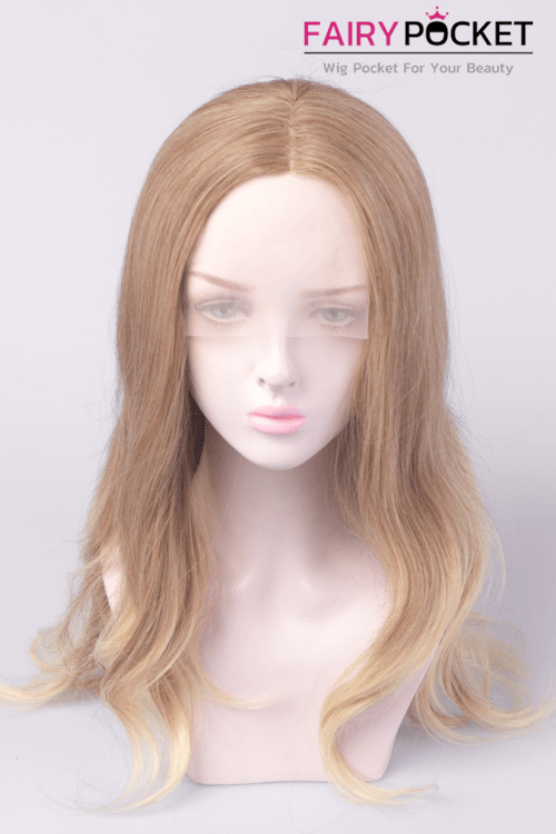 Mink Tan to Sand Long Wavy Lace Front Wig