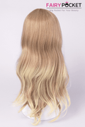Mink Tan to Sand Long Wavy Lace Front Wig