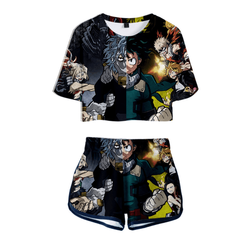 My Hero Academia T-Shirt and Shorts Suits - AB