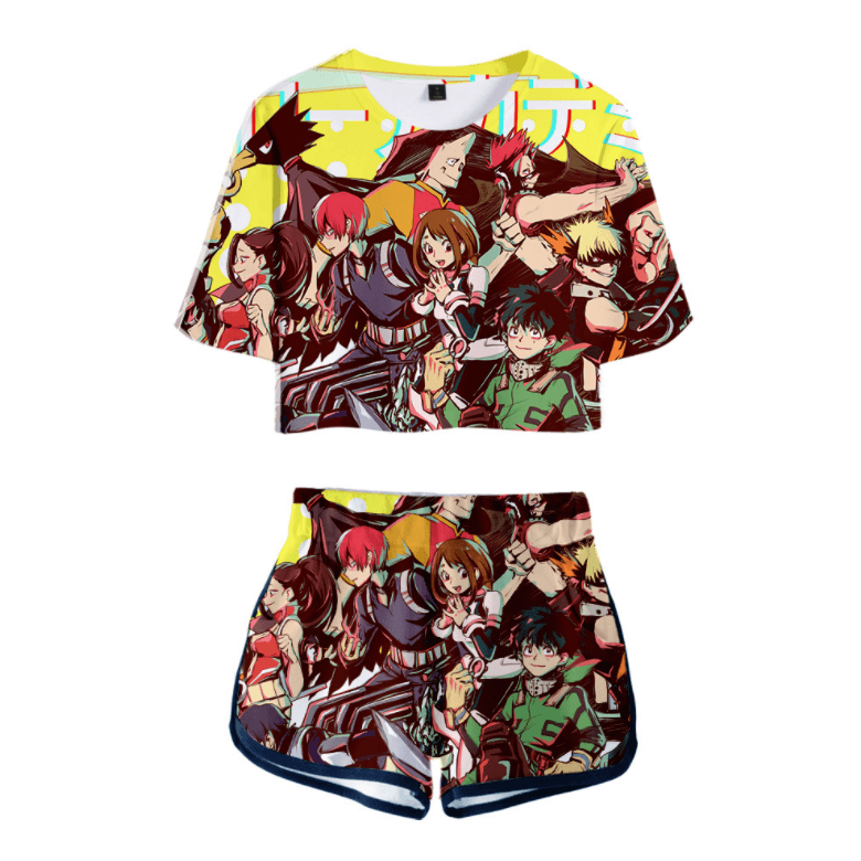 My Hero Academia T-Shirt and Shorts Suits - AD