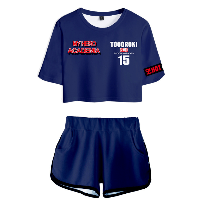 My Hero Academia T-Shirt and Shorts Suits - D