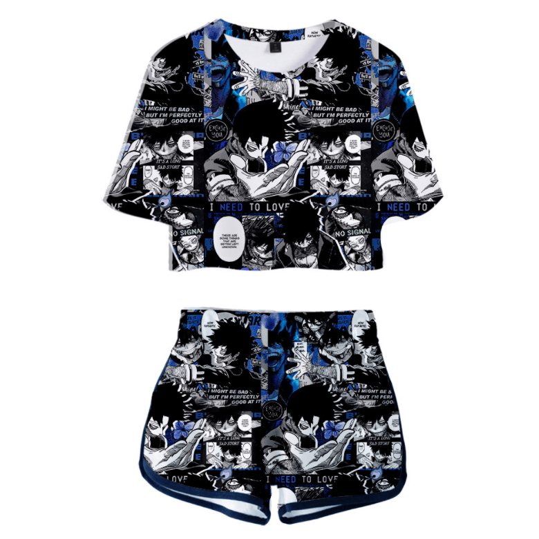 My Hero Academia T-Shirt and Shorts Suits - J