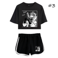 My Hero Academia T-Shirt and Shorts Suits (3 Colors) - D