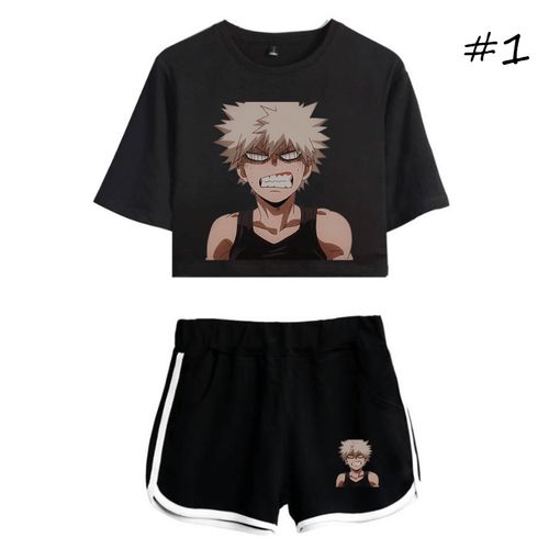 My Hero Academia T-Shirt and Shorts Suits (3 Colors)