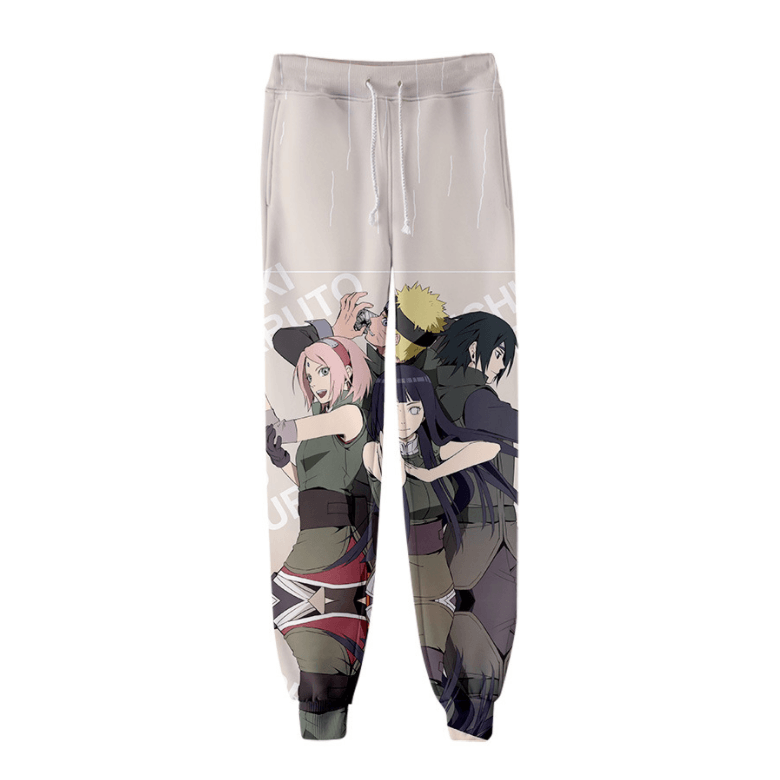 Naruto Anime Jogger Pants Men Women Trousers - W