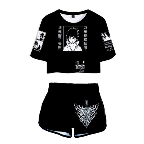 Naruto T-Shirt and Shorts Suits - I