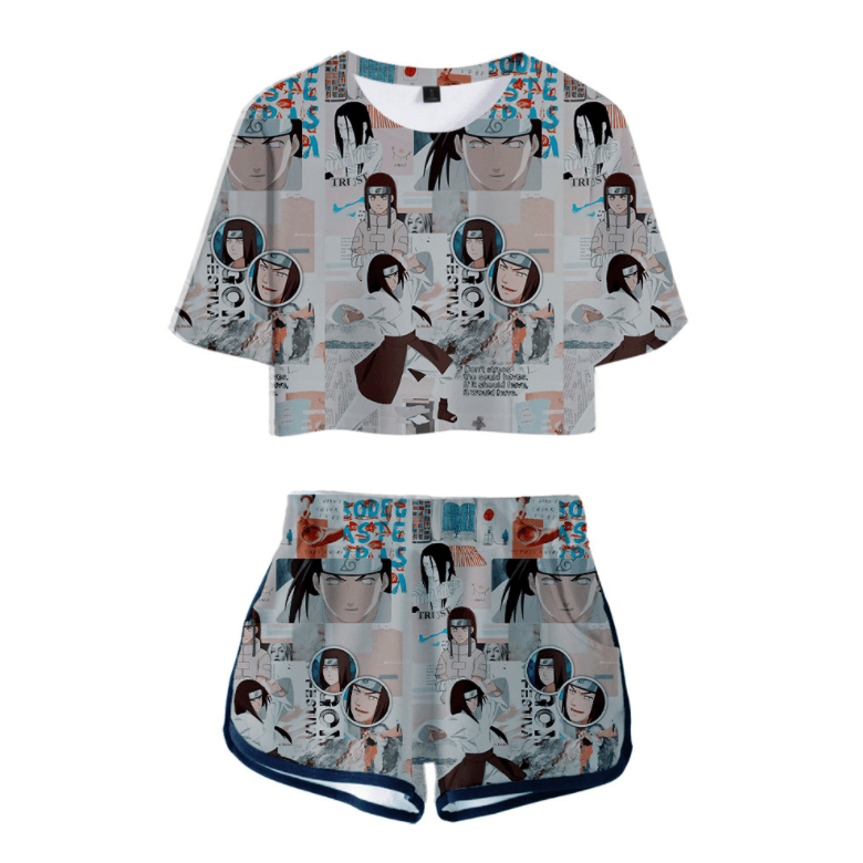 Naruto T-Shirt and Shorts Suits - S