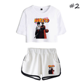 Naruto T-Shirt and Shorts Suits (8 Colors) - B