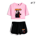 Naruto T-Shirt and Shorts Suits (8 Colors) - B