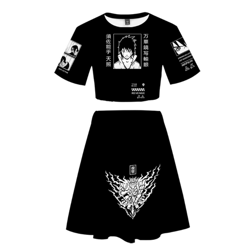 Naruto T-Shirt and Skirt Suits - I
