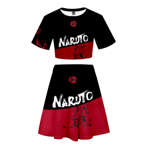Naruto T-Shirt and Skirt Suits - O