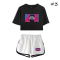 Nipsey Hussle T-Shirt and Shorts Suits - B