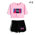 Nipsey Hussle T-Shirt and Shorts Suits - B
