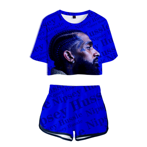 Nipsey Hussle T-Shirt and Shorts Suits - I