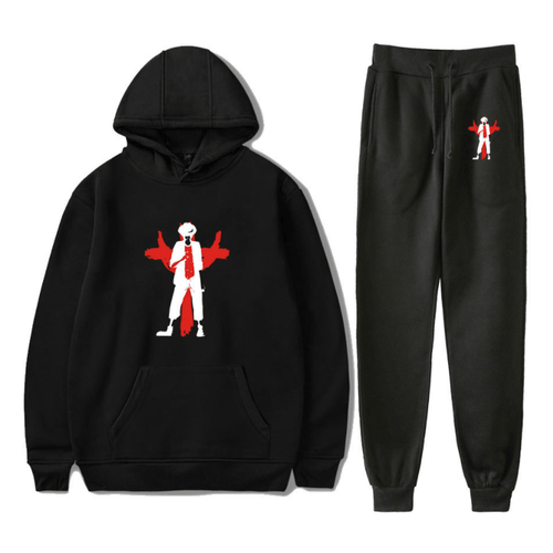 One Piece Hoodie and Trousers Suits (5 Colors) - B