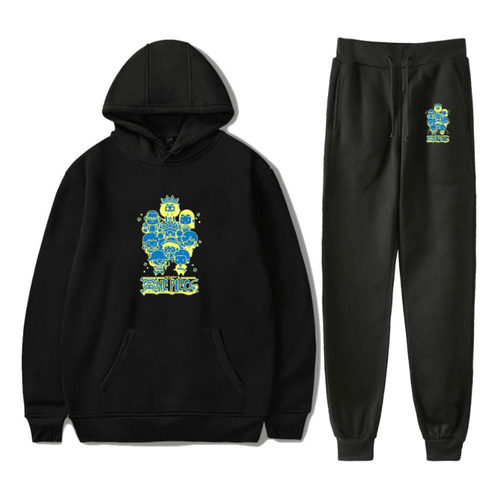 One Piece Hoodie and Trousers Suits (5 Colors) - F