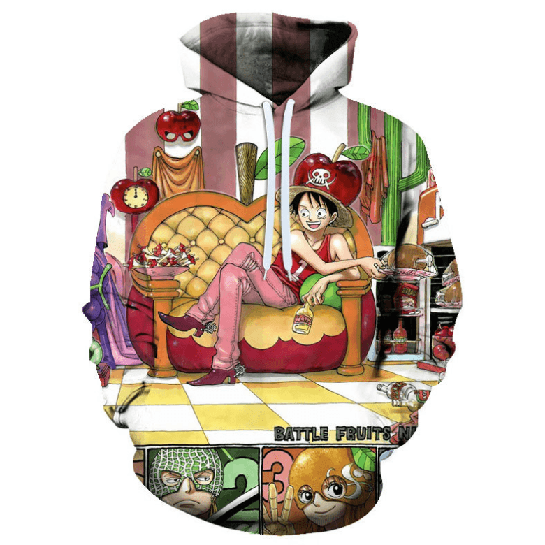 One Piece Monkey D Luffy Anime Hoodie - BE