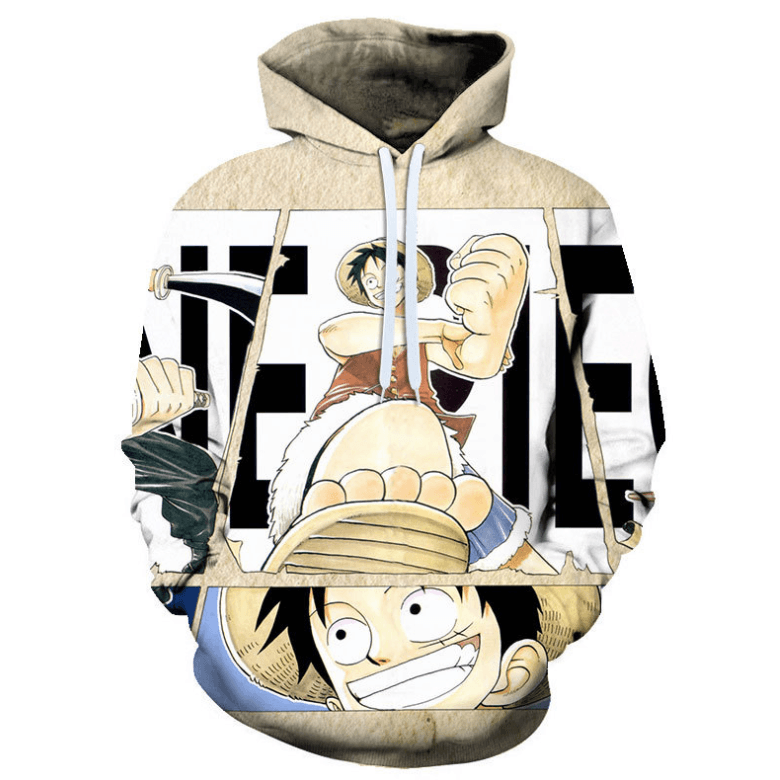 One Piece Monkey D Luffy Anime Hoodie - BL