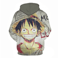 One Piece Monkey D Luffy Anime Hoodie - C