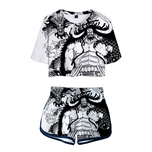 One Piece T-Shirt and Shorts Suits - AI