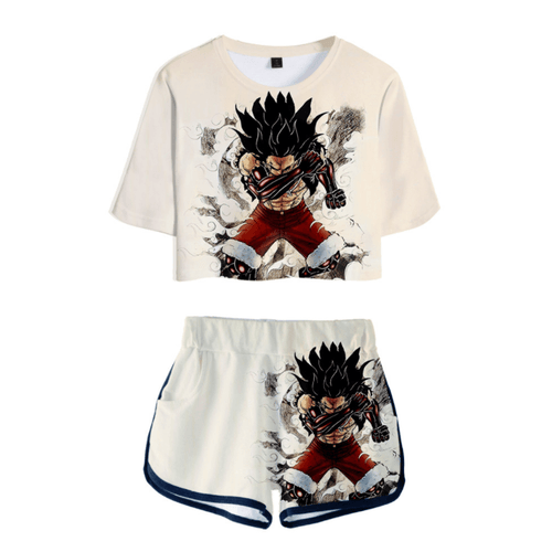 One Piece T-Shirt and Shorts Suits - AM