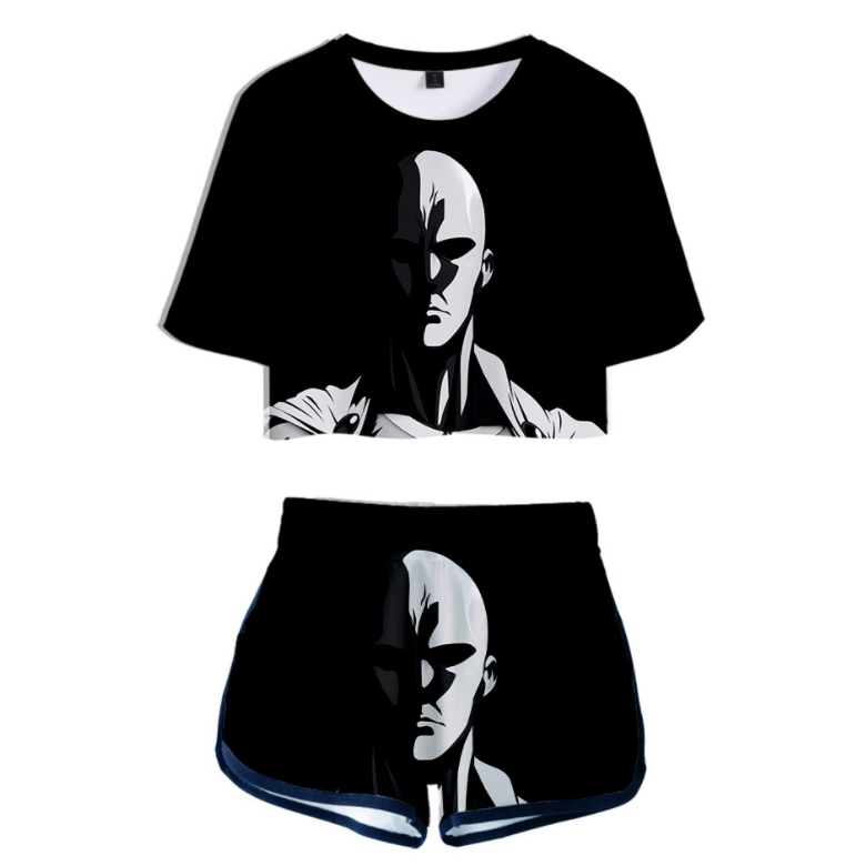 One Punch Man T-Shirt and Shorts Suits - G