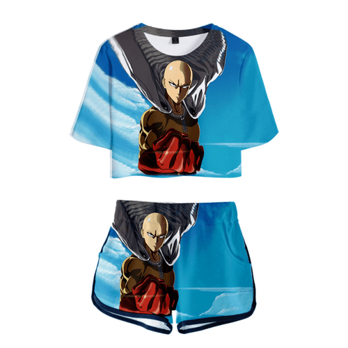 One Punch Man T-Shirt and Shorts Suits - O