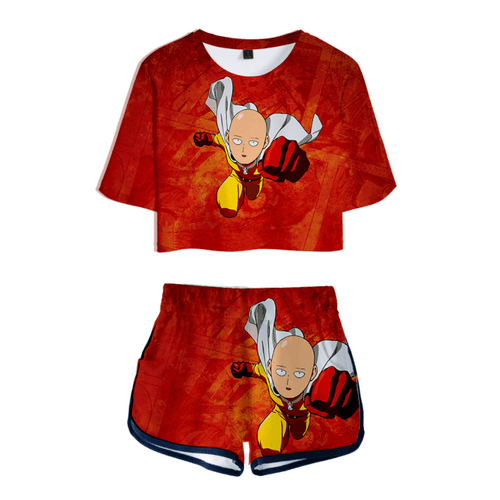 One Punch Man T-Shirt and Shorts Suits - P