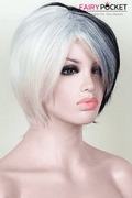 One Hundred and One Dalmatians Cruella Deville Cosplay Wig