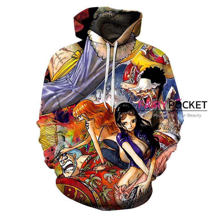 One Piece All in One Hoodie - D